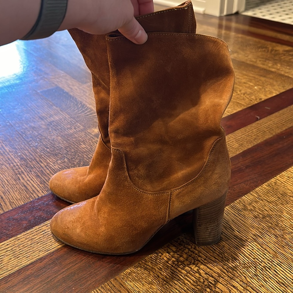 Free people Dakota suede midi boot